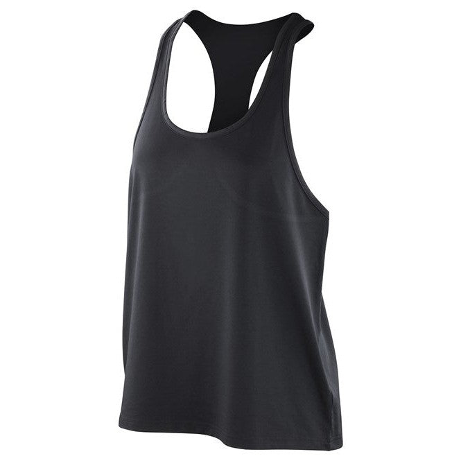 Spiro Softex Tank Top Quick Dry Breathable Loose Fit Gymwear Fitness S-XL