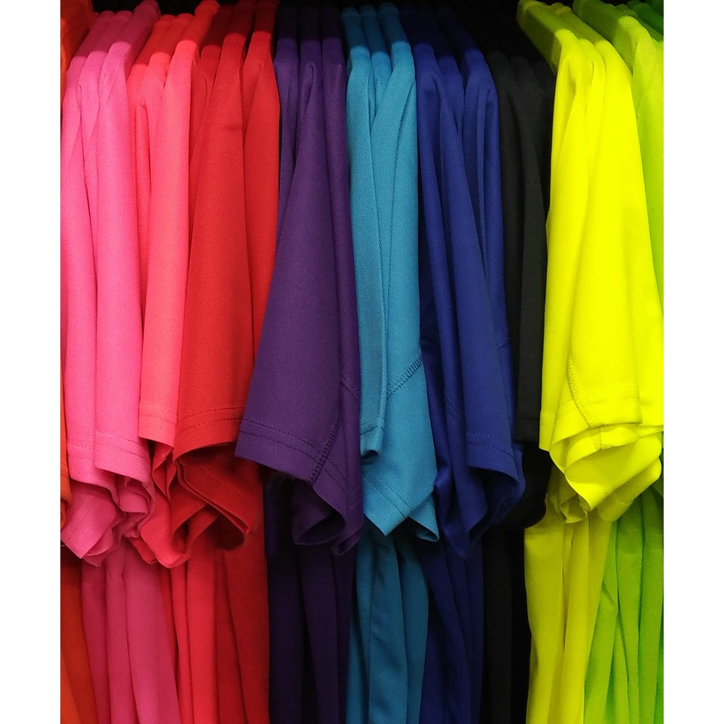 Spiro Performance Aircool Tee Super Pink Quick-Dry Breathable Mesh Fabric