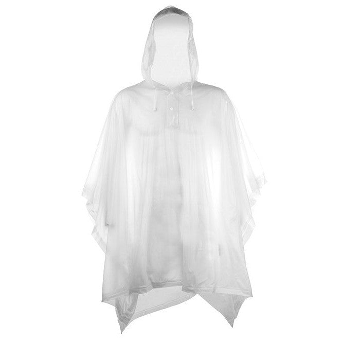 Splashmacs Waterproof Poncho with Drawstring Hood and Carry Case for Adults