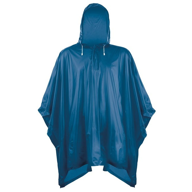 Splashmacs Waterproof Poncho with Drawstring Hood and Carry Case for Adults