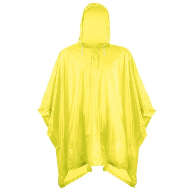 Splashmacs Waterproof Poncho with Drawstring Hood and Carry Case for Adults