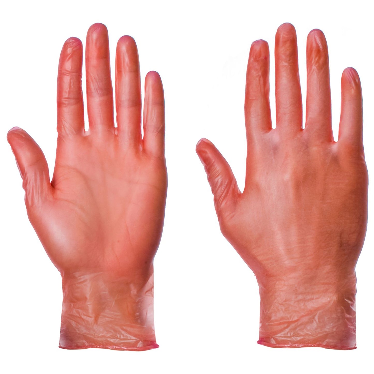 Supertouch Powderfree Vinyl Gloves Latex Free 100 Pack for Clinical Food Use