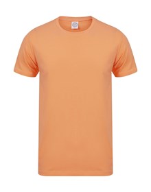 SF Men's Stretch T-Shirt Soft Feel Enzyme Washed Crew Neck Longline Fit