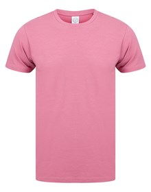 SF Men's Stretch T-Shirt Soft Feel Enzyme Washed Crew Neck Longline Fit