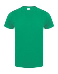SF Men's Stretch T-Shirt Soft Feel Enzyme Washed Crew Neck Longline Fit