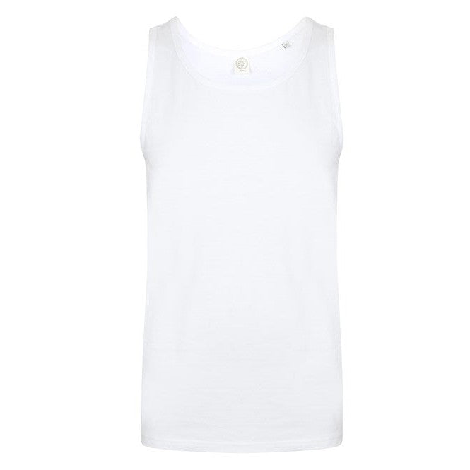 Sf Feel Good Stretch Vest Slim Fit Soft Fabric Tear-Out Label Core Colours