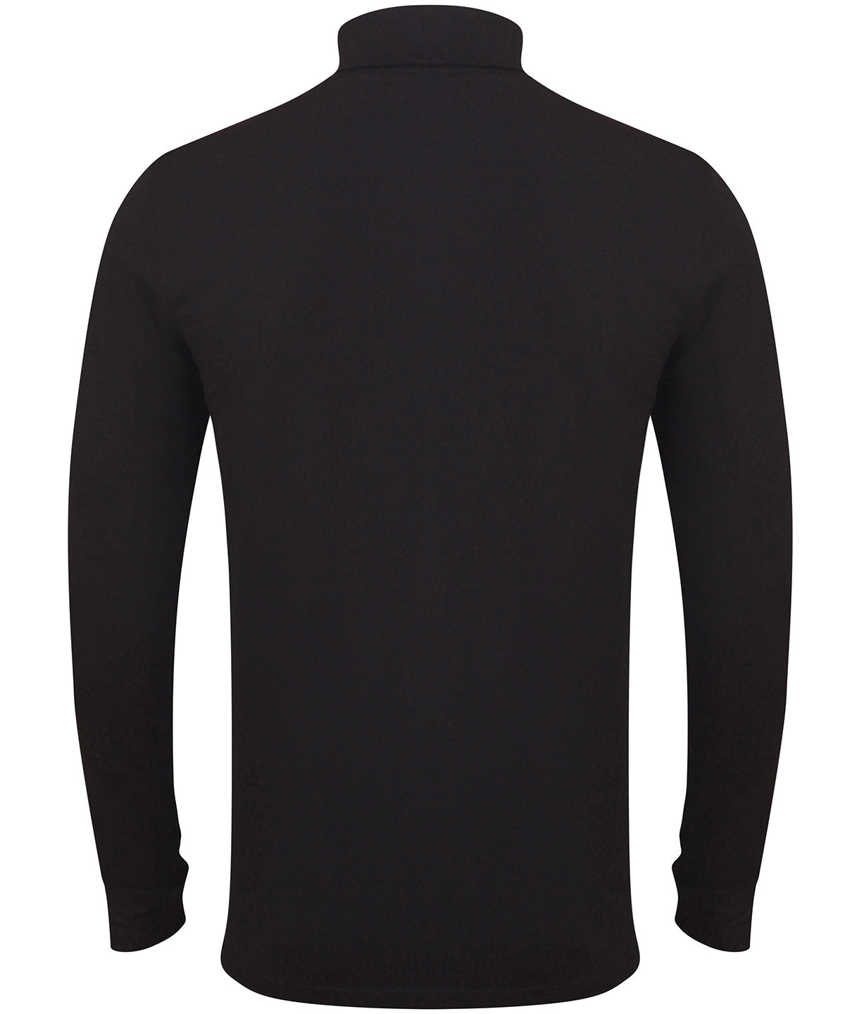 SF Feel Good Black Roll Neck Top Long Sleeve Slim Fit Soft Stretch Fabric
