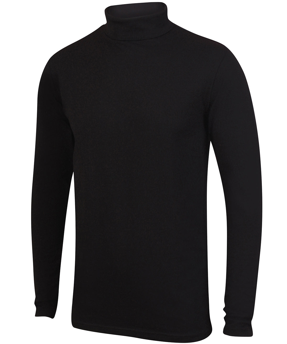 SF Feel Good Black Roll Neck Top Long Sleeve Slim Fit Soft Stretch Fabric