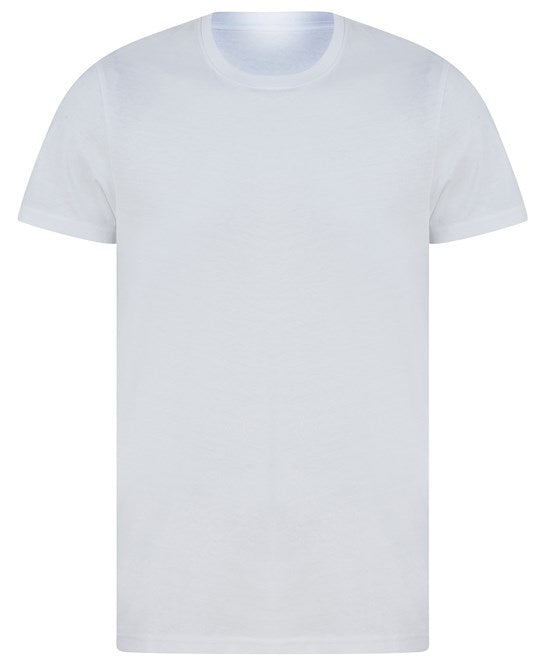 Sf Unisex Organic Cotton T-Shirt Eco-Friendly Ribbed Crew Neck Brand-Free