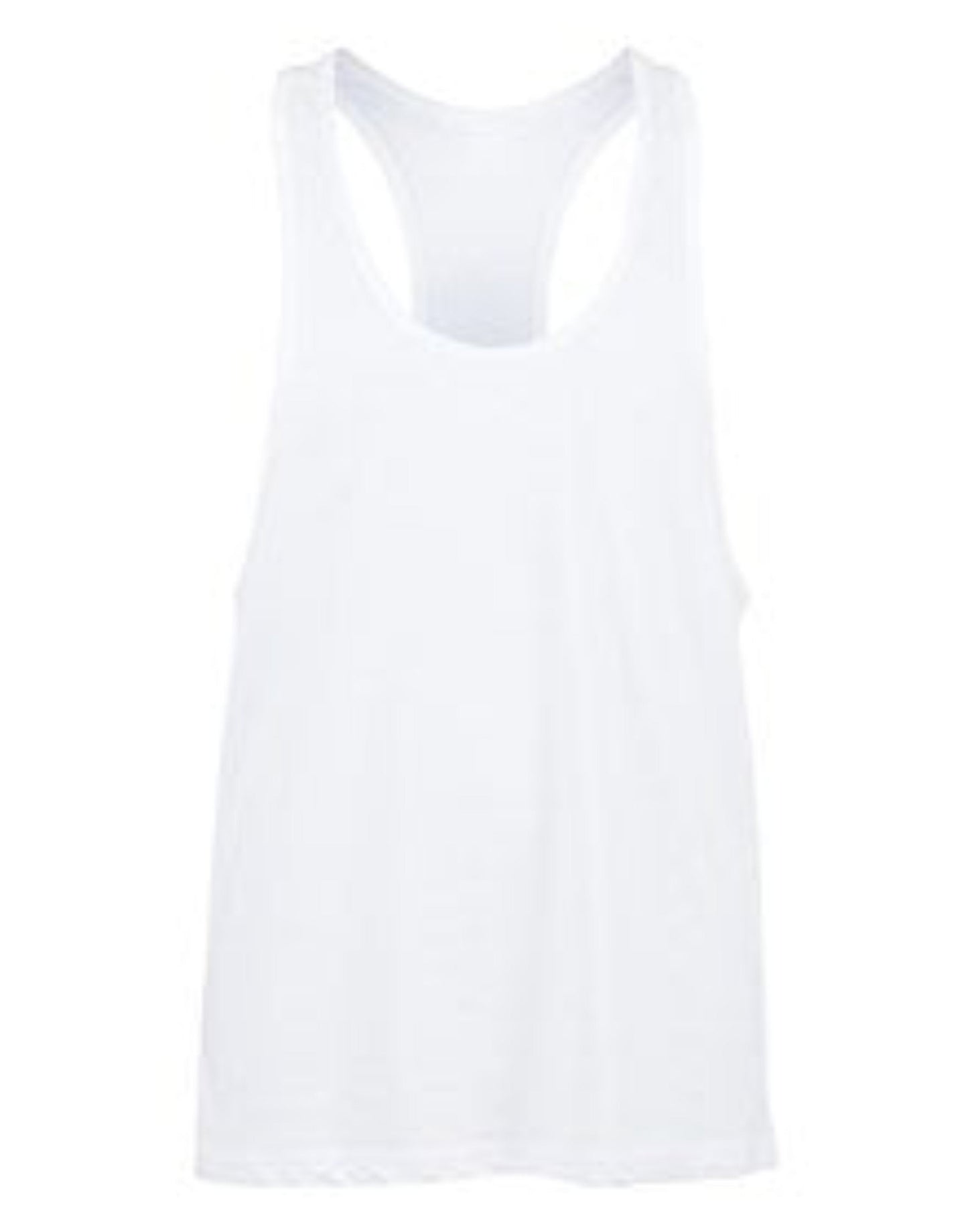 SF Muscle Vest Longline Racerback Gym Top 60% Cotton 40% Polyester S-2XL