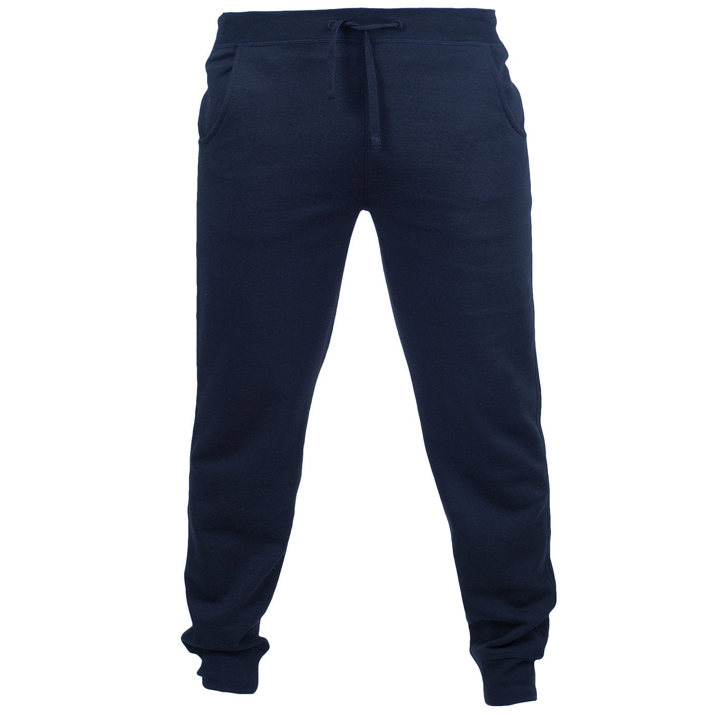 SF Slim Cuffed Joggers Ribbed Cuffs Elasticated Waistband Side Pockets