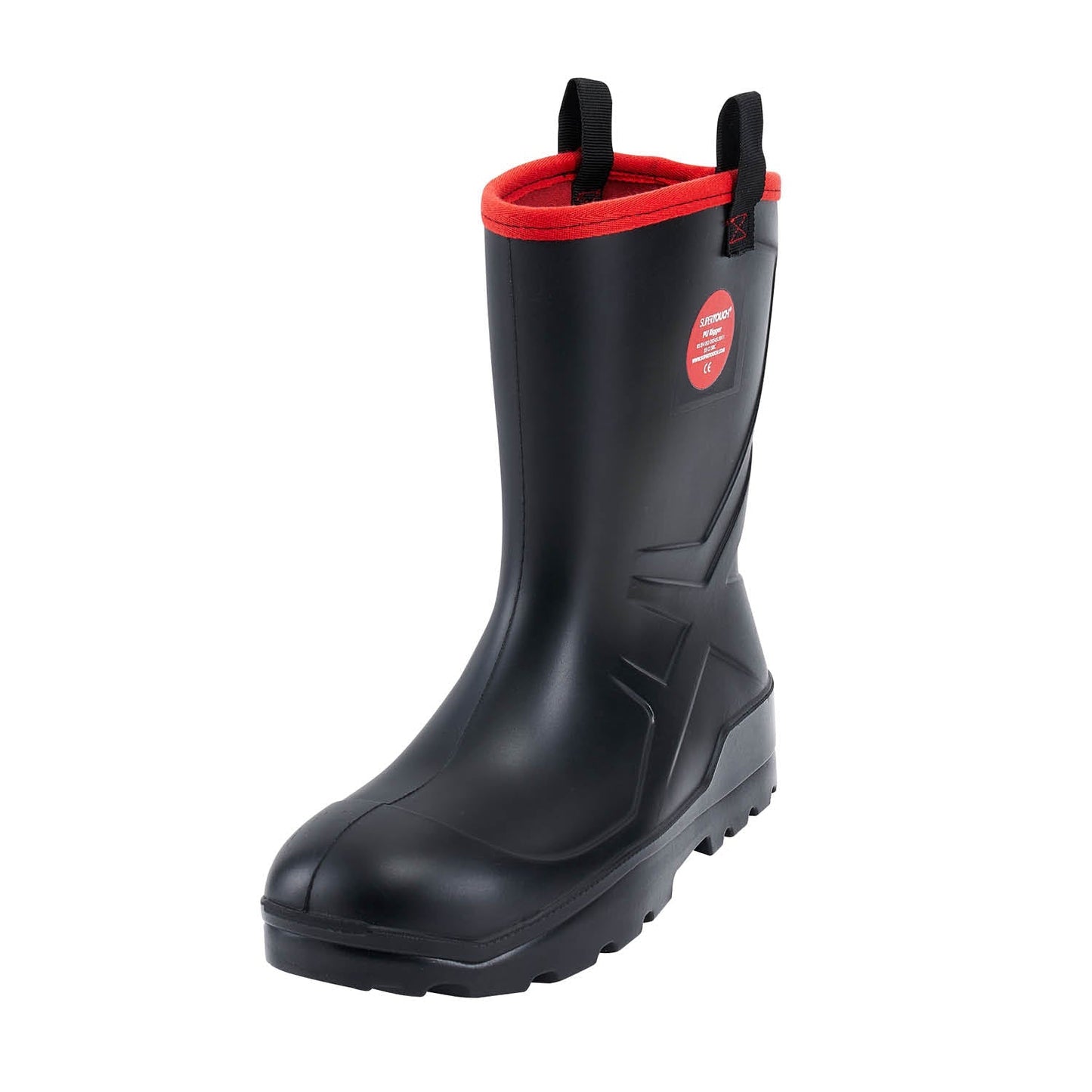 Supertouch PU Rigger Steel Toe Safety Wellington Boots Waterproof Lightweight