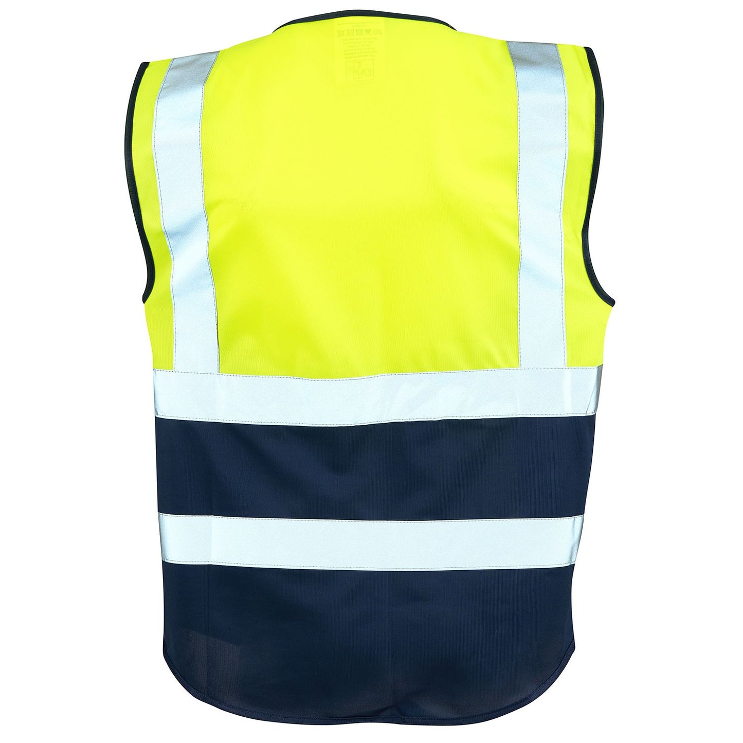 Supertouch Hi Vis Yellow Executive Vest with Reflective Stripes & Pockets
