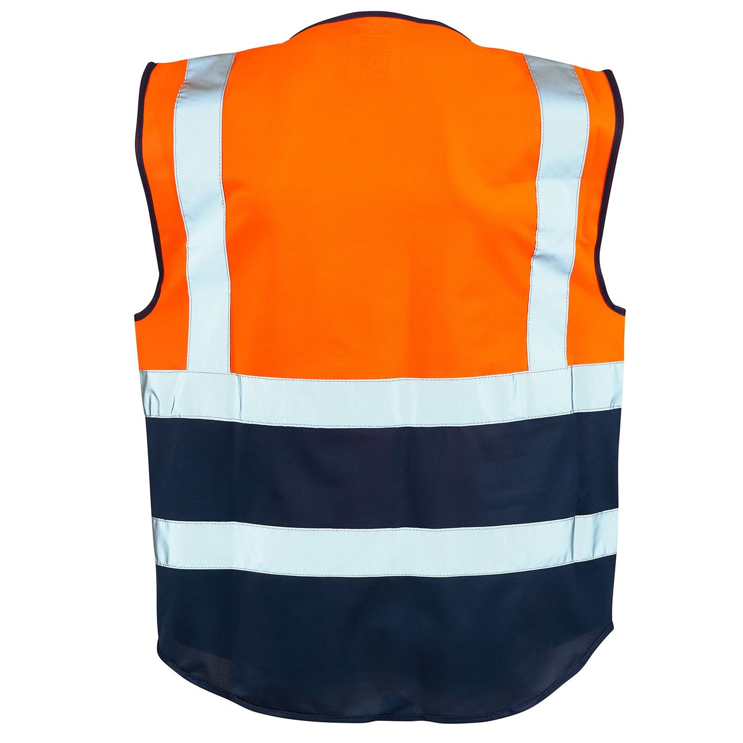 Supertouch Hi Vis Orange Executive Vest with Reflective Strips and Pockets