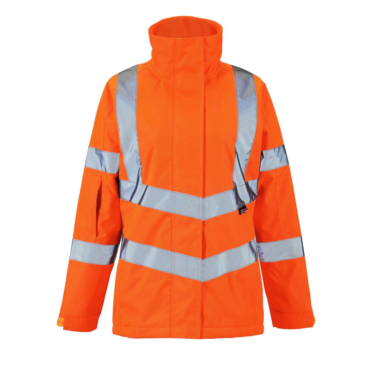 Supertouch Ladies Hi Vis Orange Kamela Padded Jacket Water-Resistant Comfort