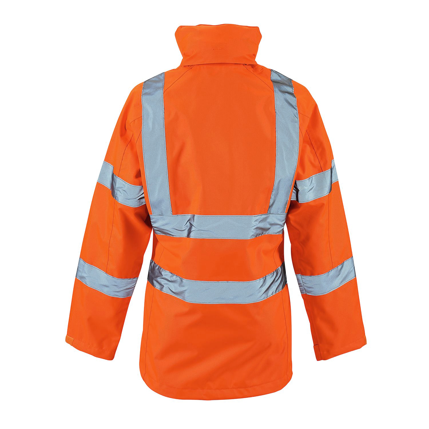 Supertouch Ladies Hi Vis Orange Sophia Lightweight Jacket with Reflective Tape