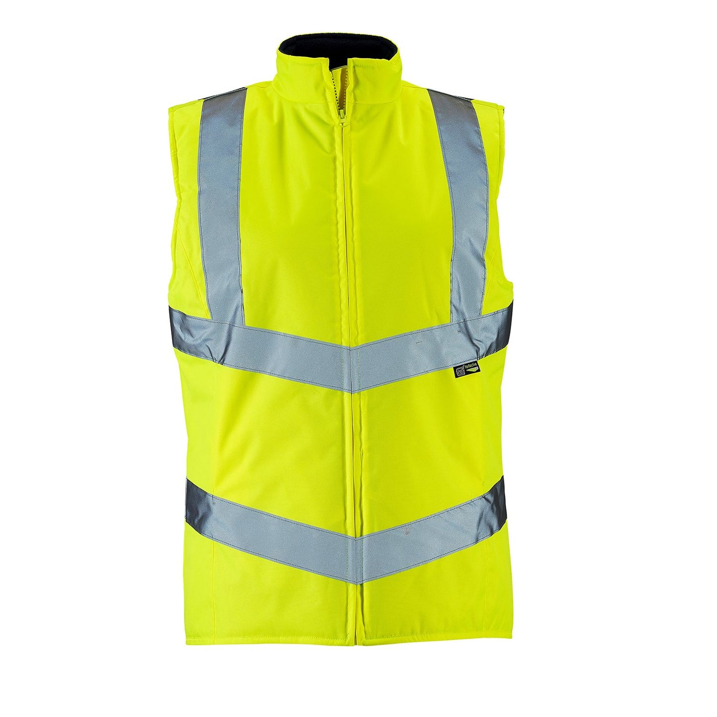 Supertouch Ladies Hi Vis Yellow Anjali Body Warmer Fleece Lined 300D Oxford