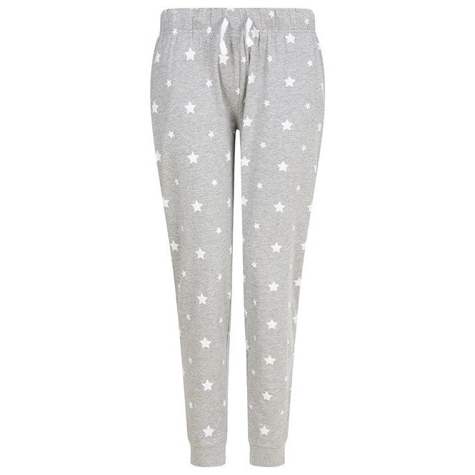 SF Women's Cuffed Lounge Pants with Elasticated Waistband and Pockets