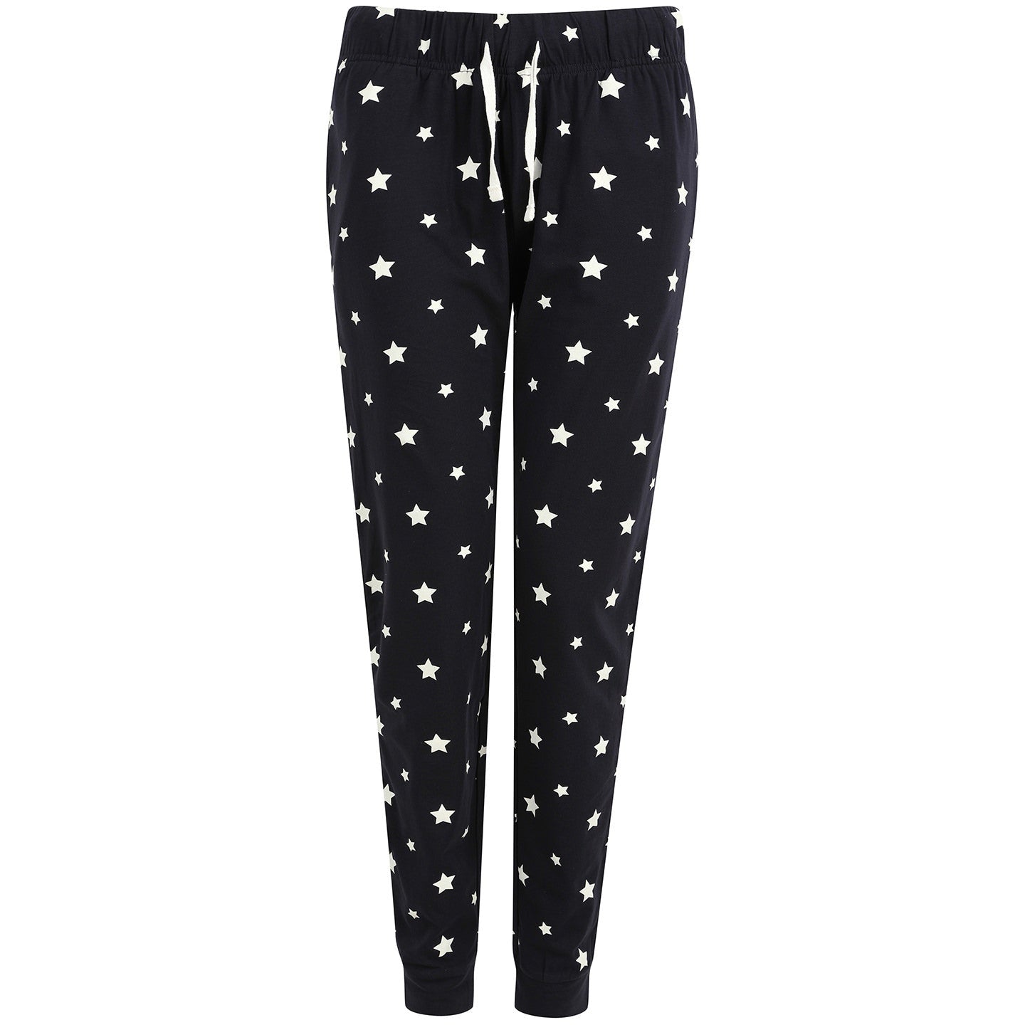 SF Women's Cuffed Lounge Pants with Elasticated Waistband and Pockets
