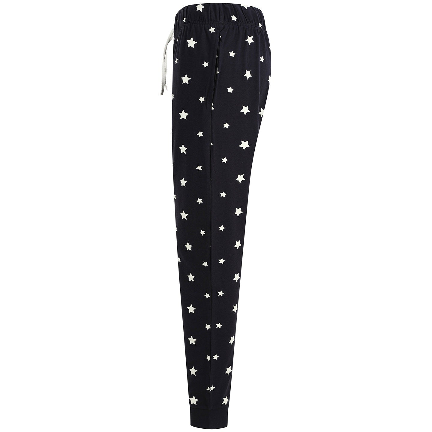 SF Women's Cuffed Lounge Pants with Elasticated Waistband and Pockets