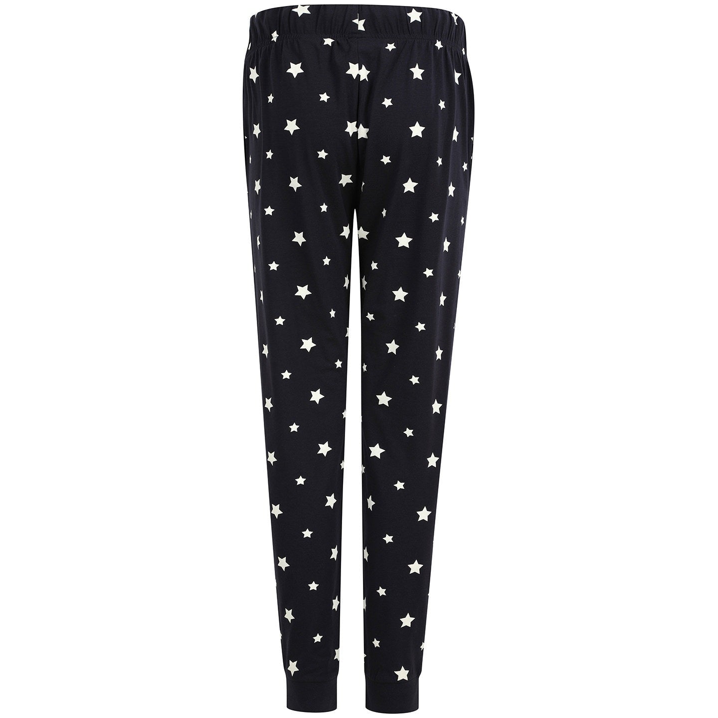 SF Women's Cuffed Lounge Pants with Elasticated Waistband and Pockets