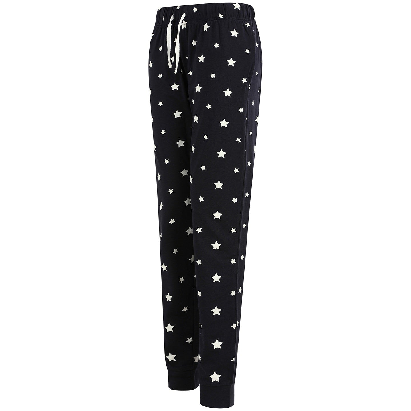 SF Women's Cuffed Lounge Pants with Elasticated Waistband and Pockets
