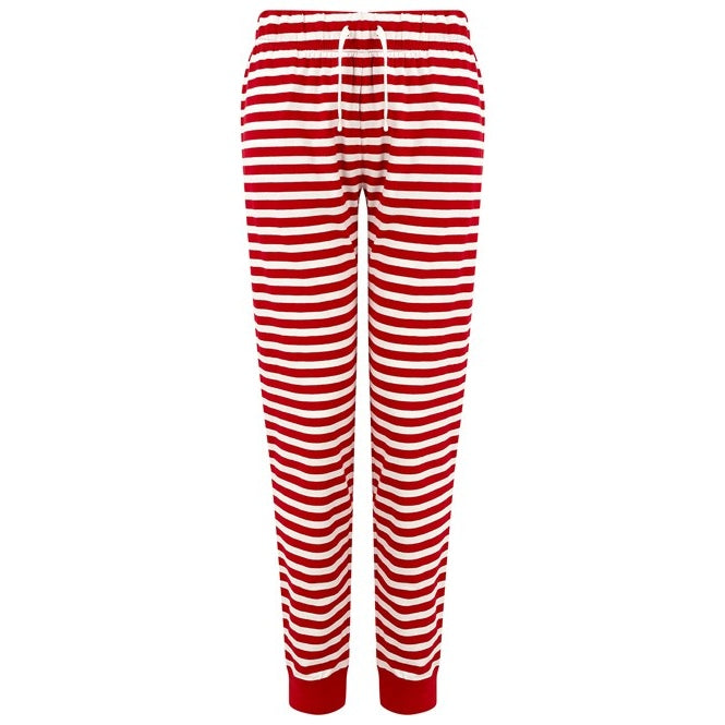 SF Women's Cuffed Lounge Pants with Elasticated Waistband and Pockets