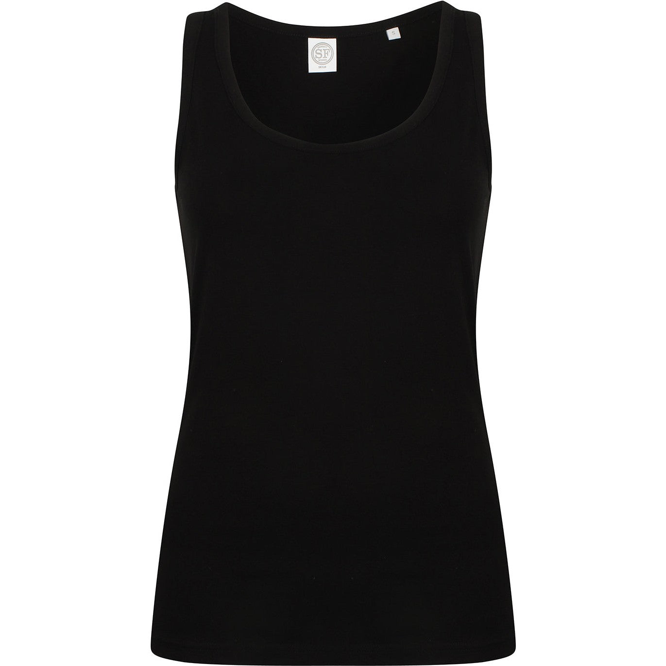 SF Women's Stretch Vest Soft Fabric Tear-Out Label Modern Slim Fit