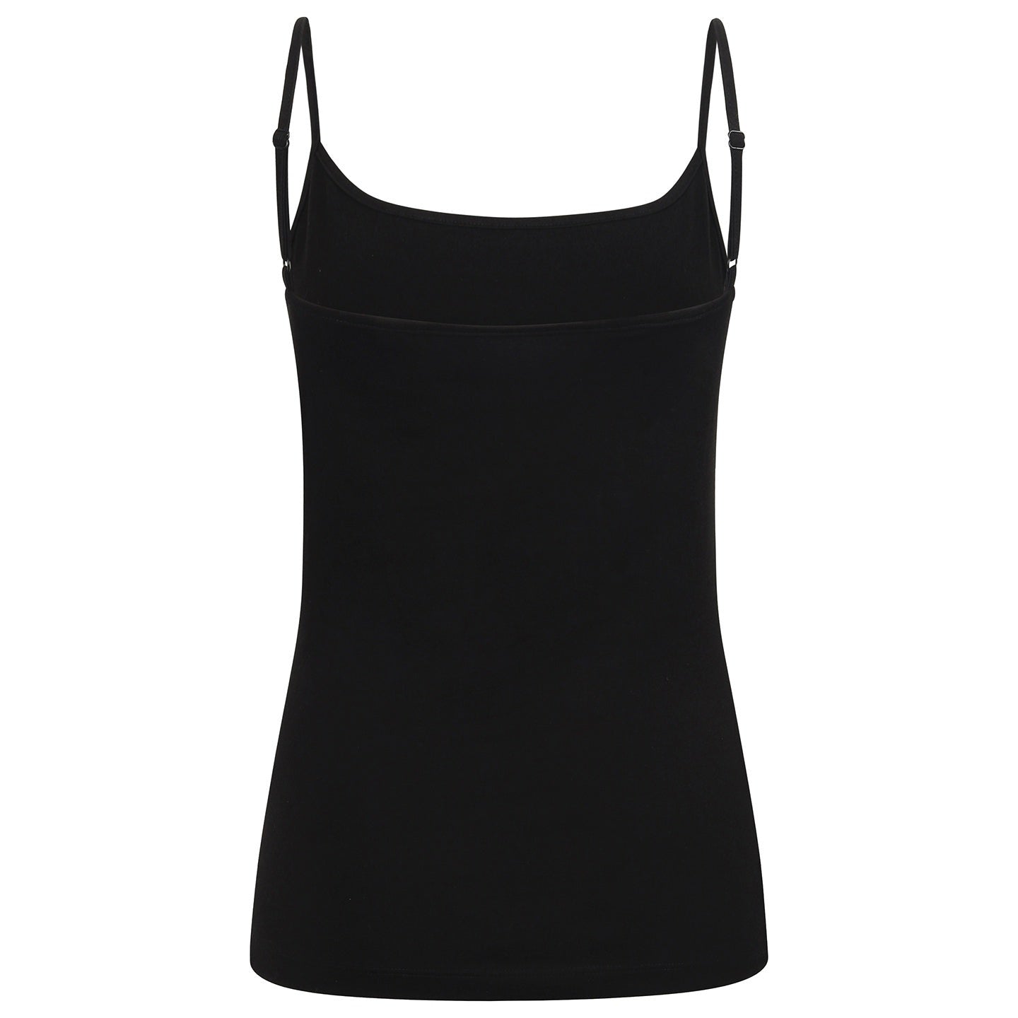SF Women's Stretch Spaghetti Vest Adjustable Straps Soft Feel Longline Fit