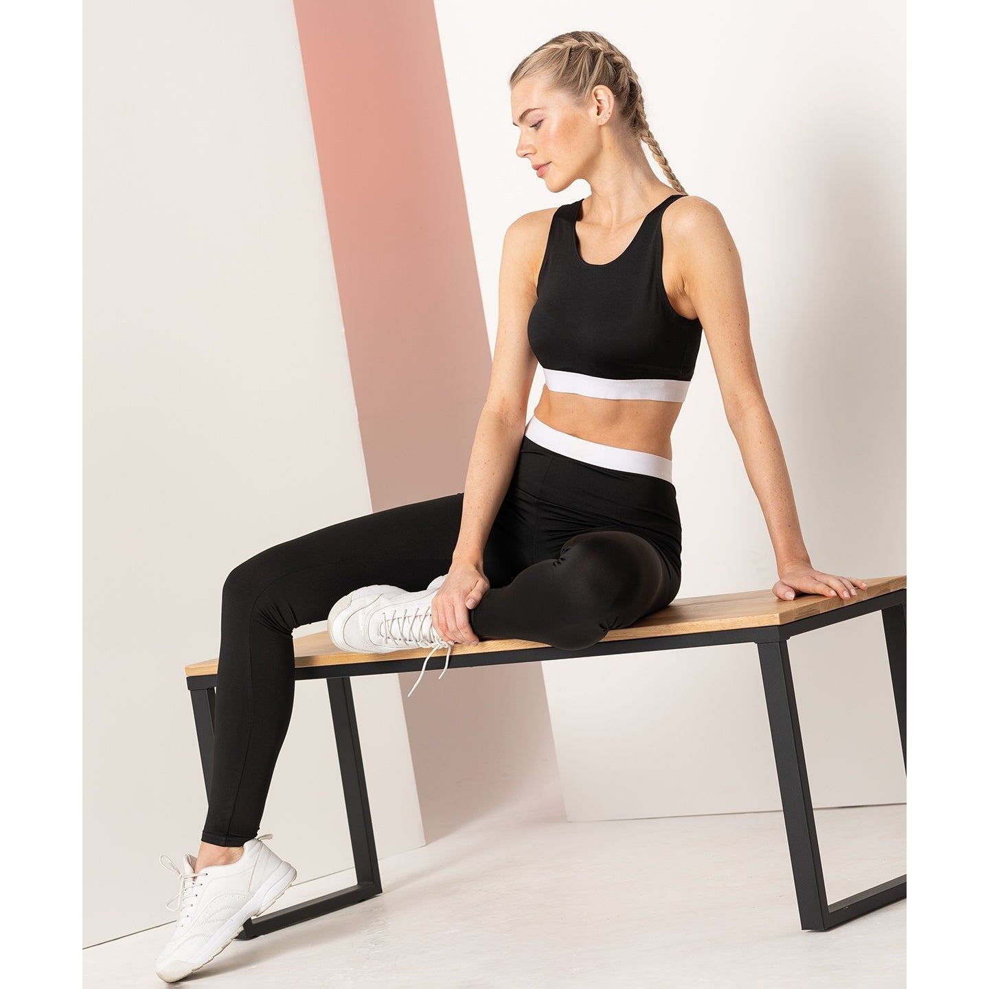 Sf Women's Fashion Leggings Soft Elastic Band Non-Transparent Stretch XS-XL