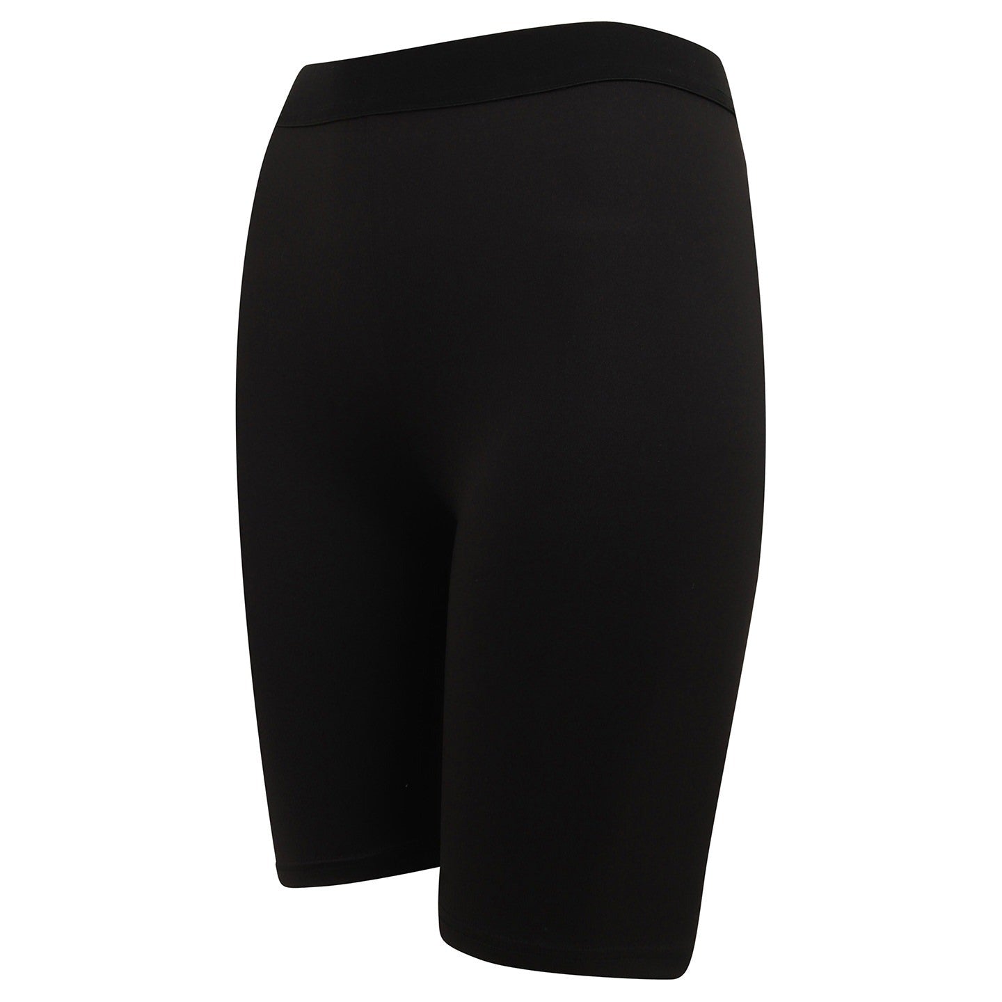 Sf Women's Cycling Shorts Soft Elastic Band Non-Transparent Stretch Fabric