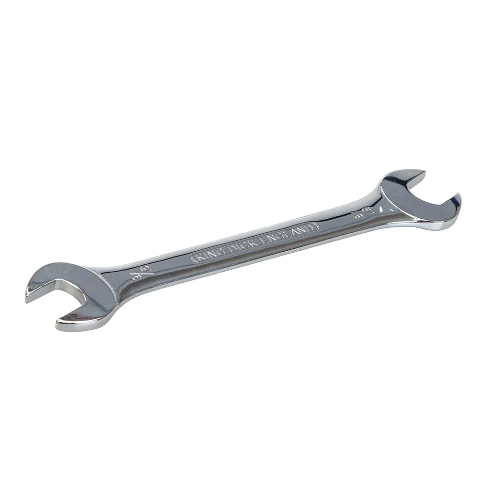 King Dick Open-Ended Spanner AF Chrome Vanadium Steel DIN3110 Automotive Tool