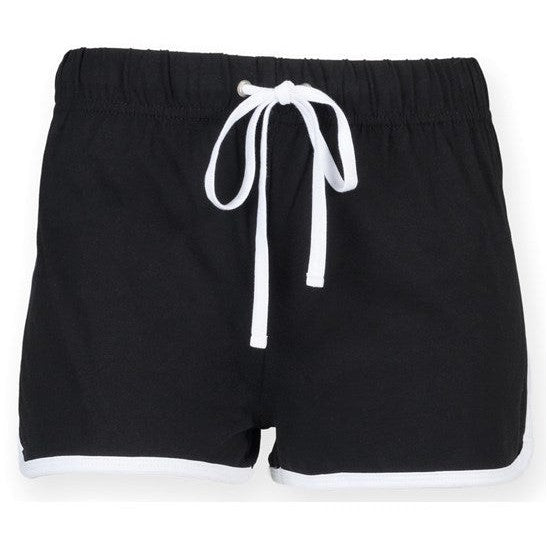 SF Minni Kids Retro Shorts Unisex Cotton Sporty Style with Contrast Binding