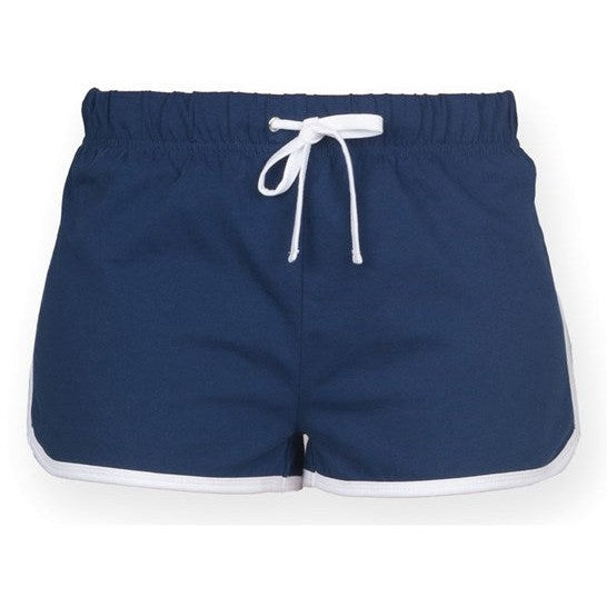 SF Minni Kids Retro Shorts Unisex Cotton Sporty Style with Contrast Binding