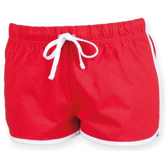 SF Minni Kids Retro Shorts Unisex Cotton Sporty Style with Contrast Binding