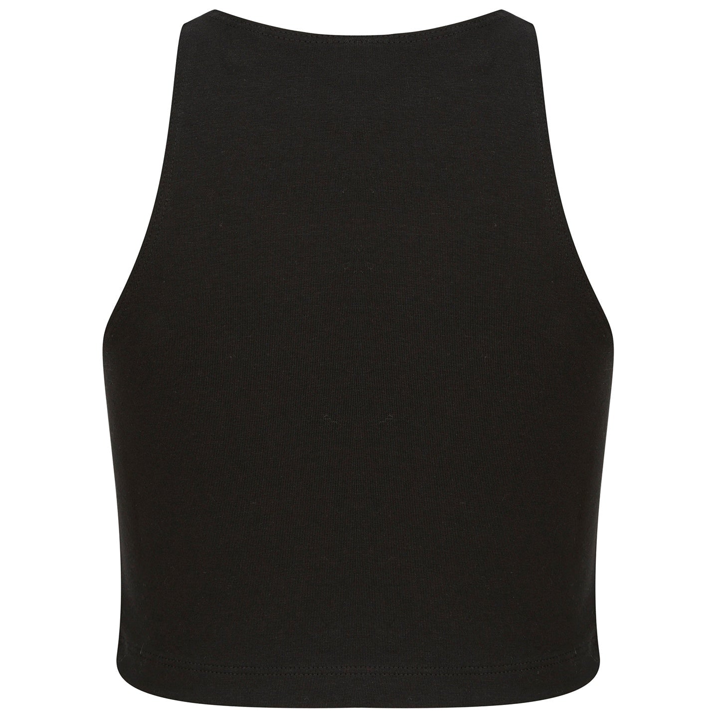 Sf Minni Kids Sleeveless Cropped Top 100% Cotton Flannel Racer Neckline