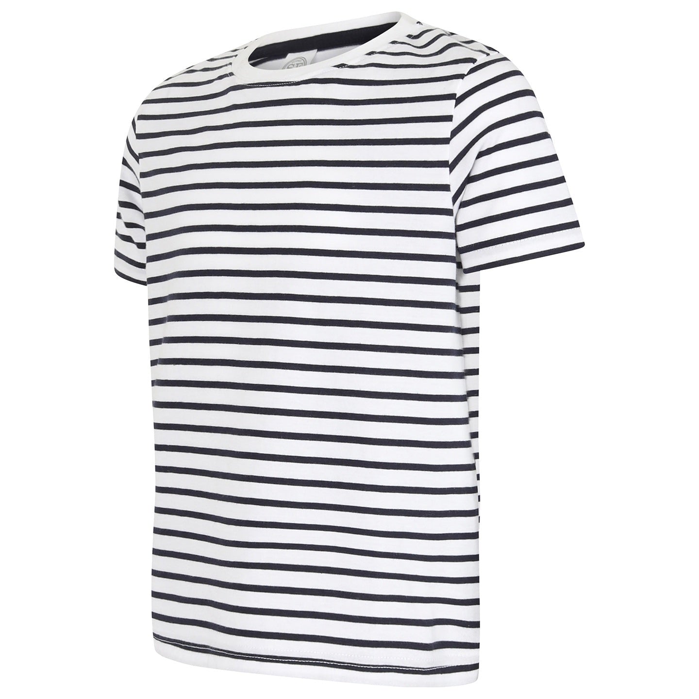 Sf Minni Kids Striped T-Shirt Unisex Cotton Jersey Regular Fit Size 5-12