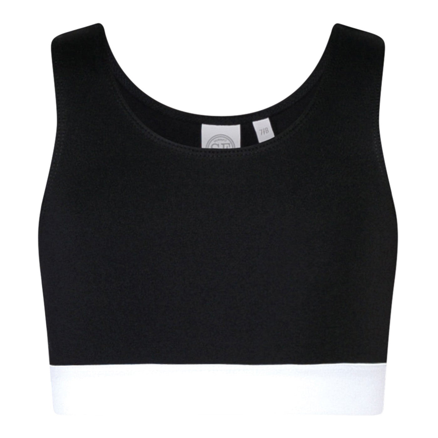 Sf Minni Kids Fashion Crop Top Soft Elastic Band Sublimation Printing Sizes 5-12