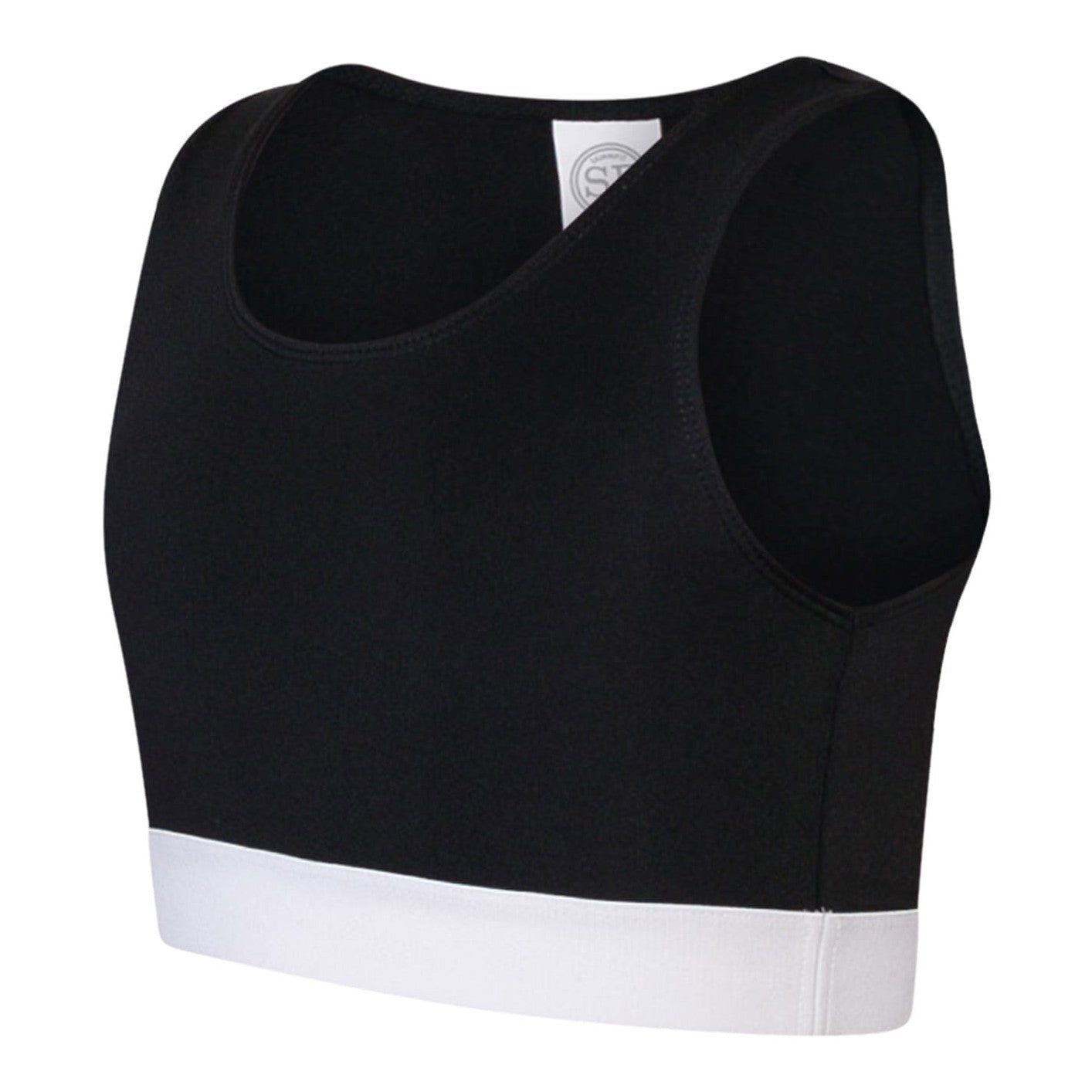 Sf Minni Kids Fashion Crop Top Soft Elastic Band Sublimation Printing Sizes 5-12
