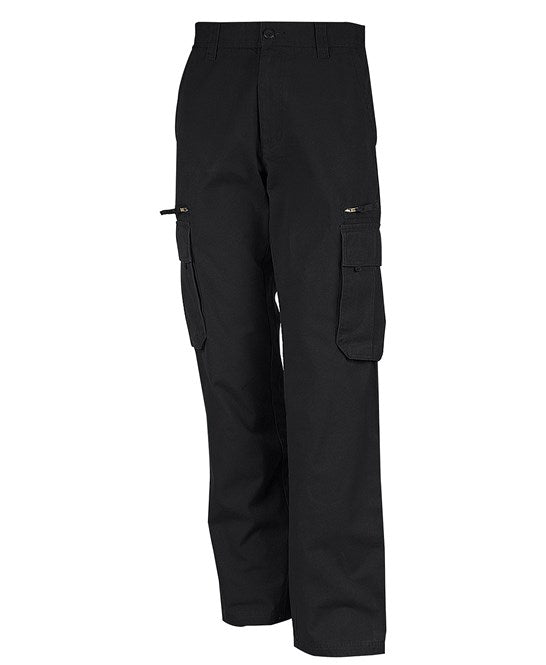 Kariban Multi Pocket Trousers 100% Cotton Heavy Canvas Zip Fly Unique Aged Look