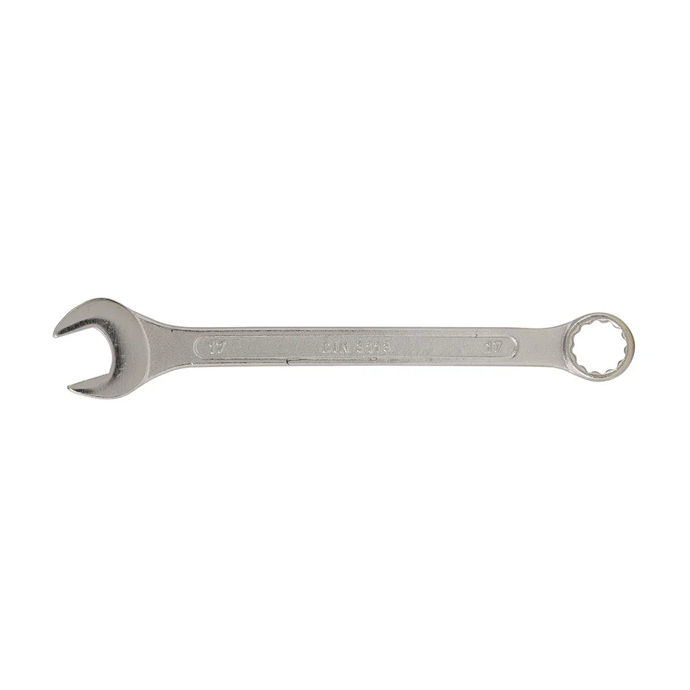 Silverline 6 Piece Combination Spanner Set 8-17mm Chrome Vanadium Steel