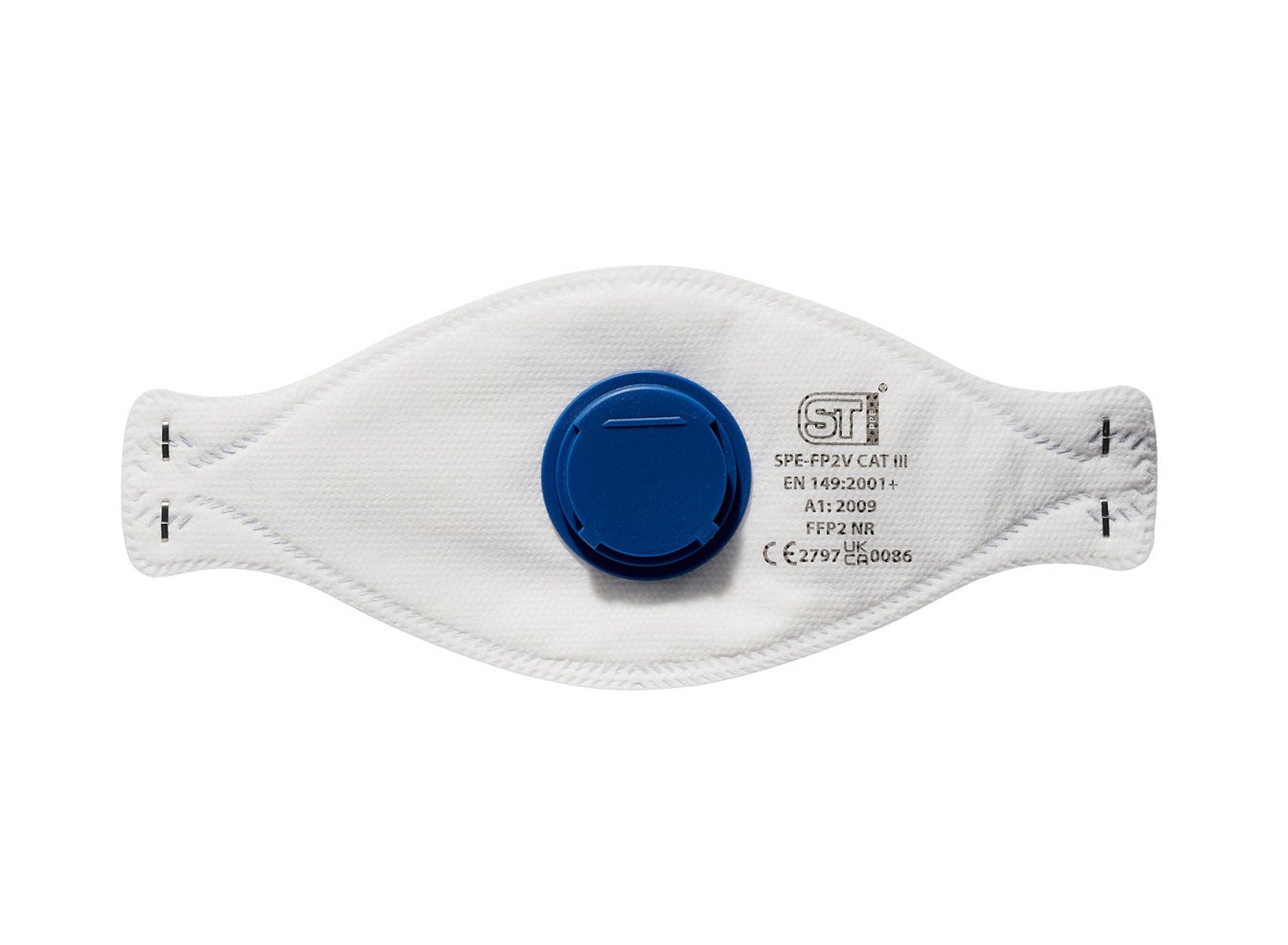 Supertouch FFP2 Tri-Folded Respirator Mask 10 Pack CE Certified Adjustable Fit
