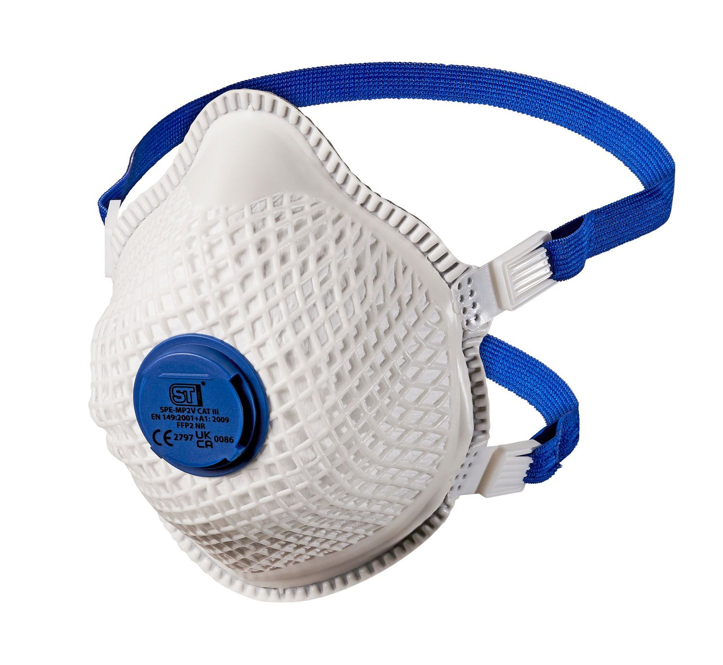 Supertouch FFP2 Moulded Mesh Mask Valved Comfortable Fit 10 Pack