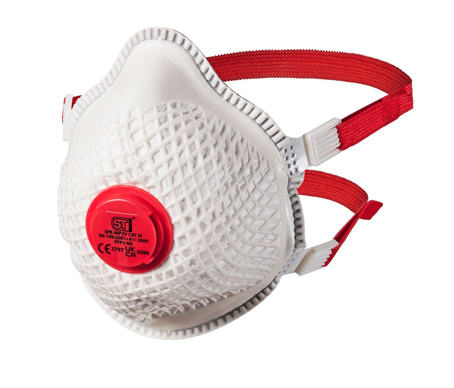 Supertouch FFP3 Moulded Mesh Mask 10 Pack CE Certified Valved Comfortable Fit