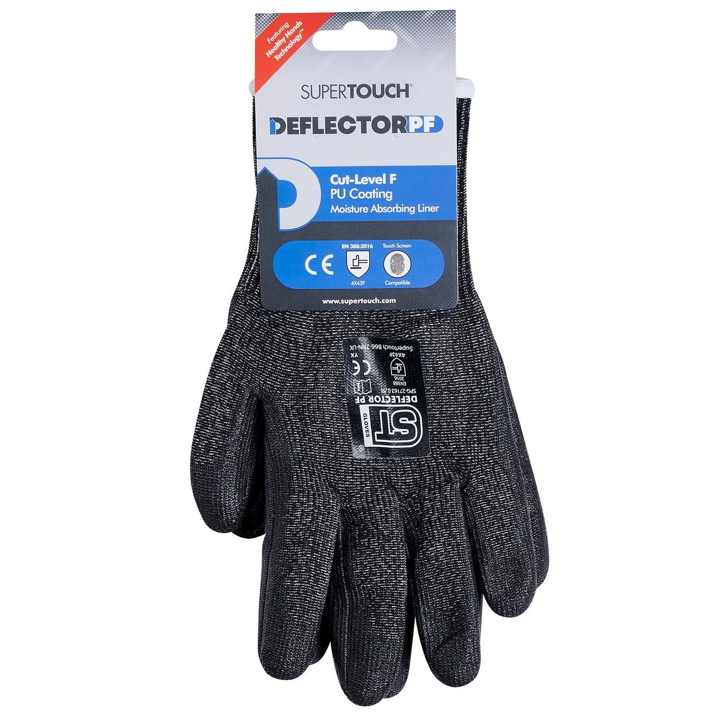 Supertouch Deflector PF Cut Resistant Gloves Level F Touchscreen 12 Pairs