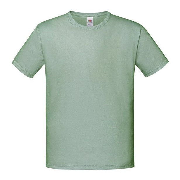 Fruit Of The Loom Kids Iconic 150 T-Shirt Sage Soft Cotton Crew Neck Fashion Fit