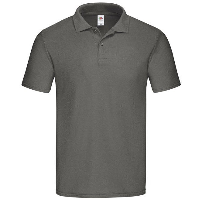 Fruit Of The Loom Original Polo Shirt 100% Cotton Classic Fit Short Sleeve