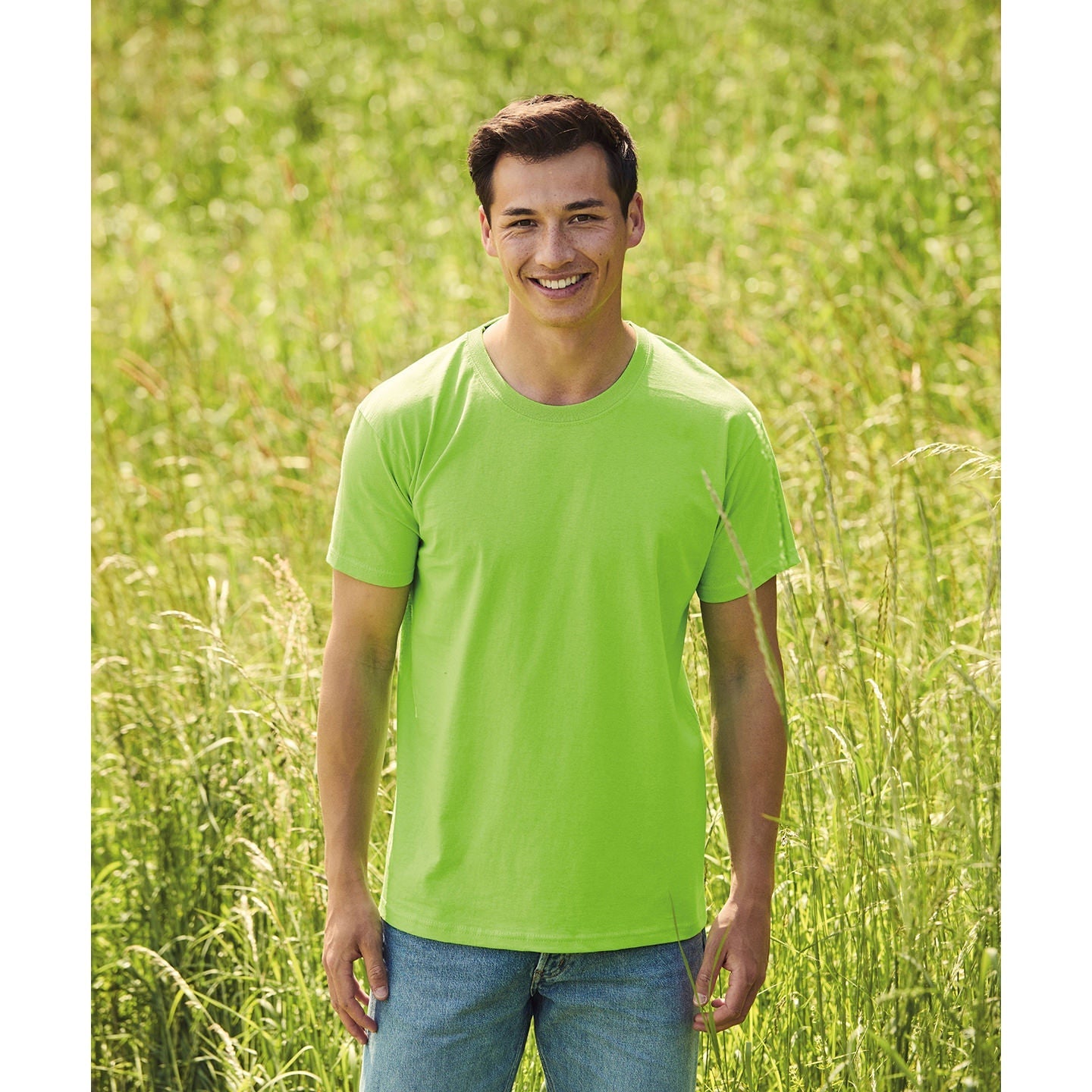 Fruit Of The Loom Valueweight T-Shirt White Crew Neck 100% Cotton Classic Fit