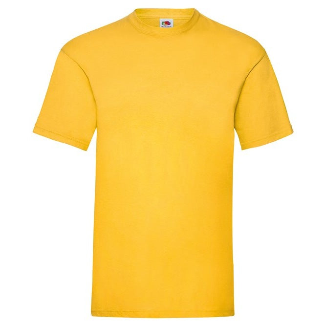 Fruit Of The Loom Valueweight T-Shirt Sunflower Crew Neck Cotton Classic Fit