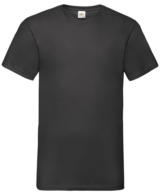 Fruit Of The Loom Valueweight V-Neck T-Shirt 100% Cotton Classic Fit